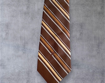 Cravatta a righe vintage Pierre Cardin