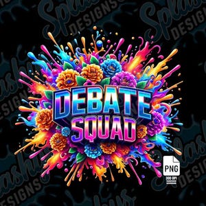 Equipe de Debate PNG Design de Camiseta para Equipe de Debate, Clube de Oratória e Debate, Gráfico para Equipe de Debate Escolar, Download por Sublimação