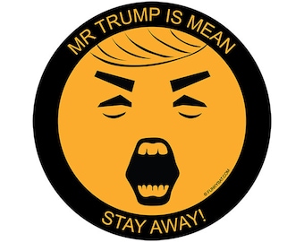 Mr. Yuk Trump - 5 Matte stickers