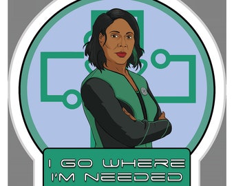 The Orville - Dr. Claire Finn - High Quality Vinyl Sticker