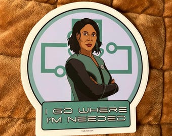 The Orville - Dr. Claire Finn - High Quality Vinyl Sticker