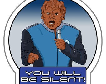 The Orville - You Will Be Silent - High Quality Vinyl Sticker