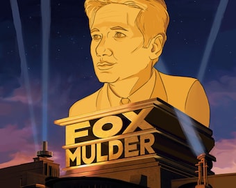 X-Files - Fox Mulder - Vinyl Sticker