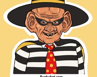 Ferengi Hamburglar - Star Trek - McDonald's - High Quality Vinyl Sticker