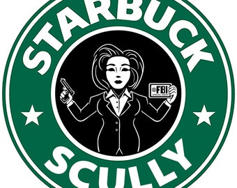 X-Files - Starbuck Scully - High Quality Vinyl Sticker