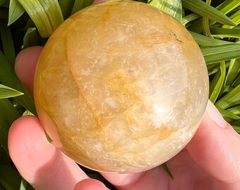 Golden Healer Quarz Sphäre: Solarplexus-Chakra, Madagaskar