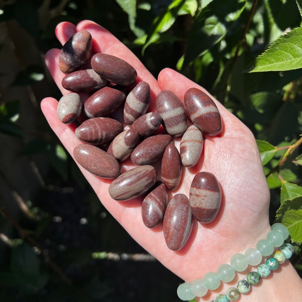 Shiva Lingam Tumble - Tumbled Shiva Lingam - Narmada Sacred Stone