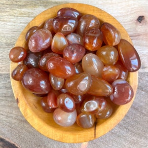 Carnelian Tumble - Tumbled Carnelian Agate - Crystal Tumbles