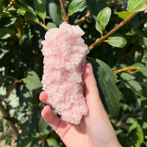 Pink Halite Crystal - Halite From Searles Lake in California - Halite Salt - Heart Chakra