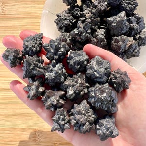 Prophecy Stone: Egyptian Hematite Pseudomorph, Limonite/Hematite after Marcasite/Pyrite, High-Vibration, All Chakras