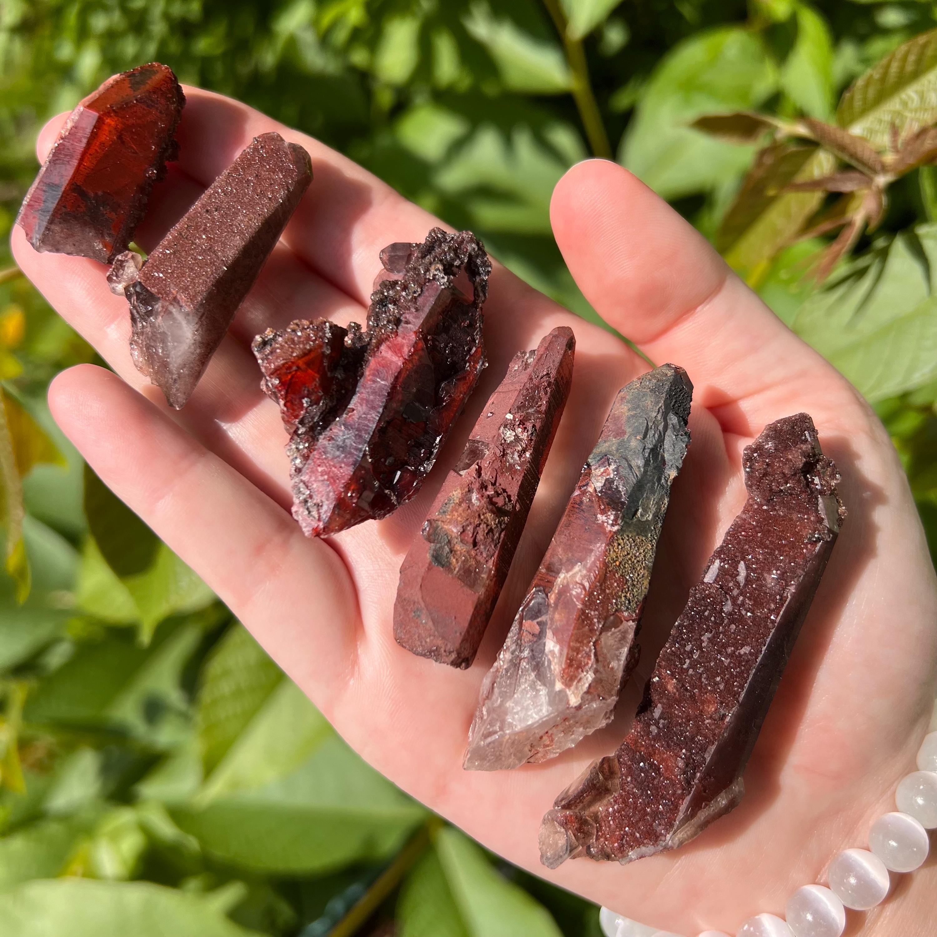 錆鉄と割水晶 Ferruginous quartz - Etsy 日本
