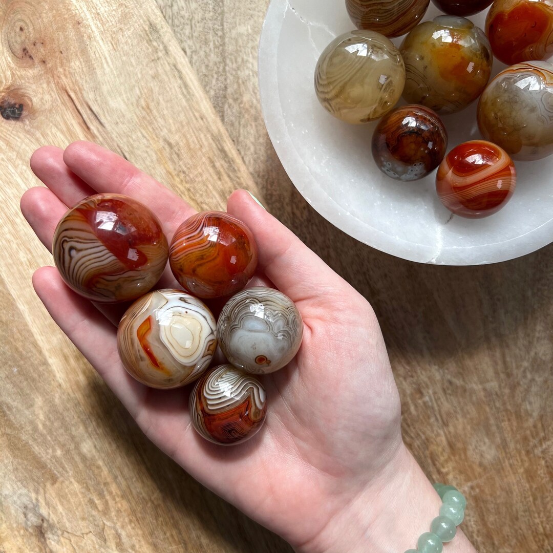 Sardonyx Sphere Sardonyx Crystal Crystal Sphere Etsy