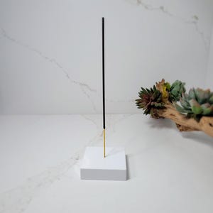 Natural Crystal Agate Stone Square Incense Holder