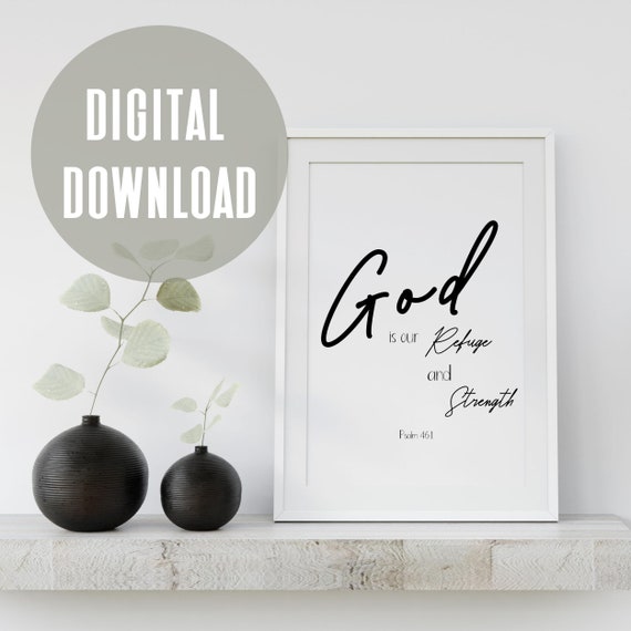 Bible Verse Printable Scripture Wall Art Bible Verse | Etsy