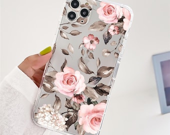 Rose Phone Case Flower Case Fashion Case for iPhone 11 Promax