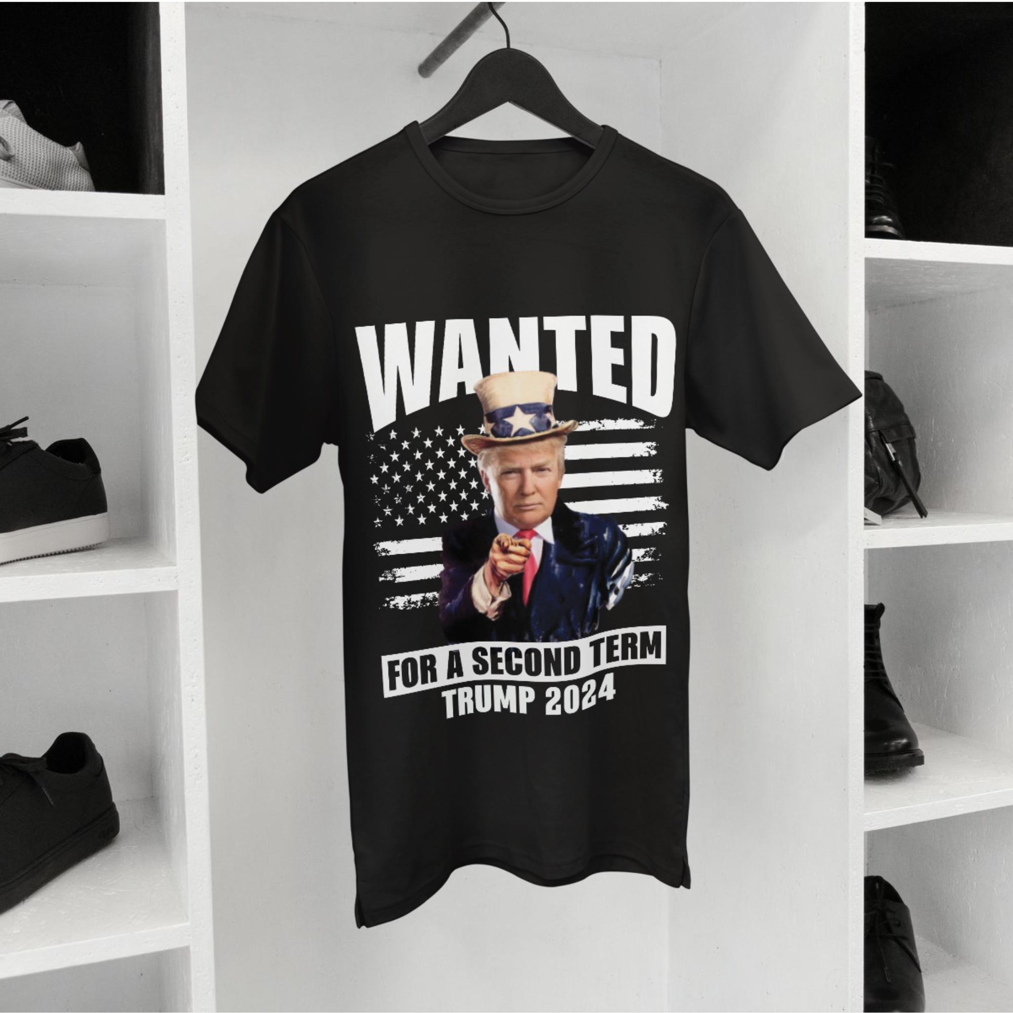 Trump PNG, Wanted Trump for President, Digital Cricut Poster Print
