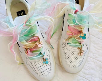 Pastel Shoe Charms + Laces