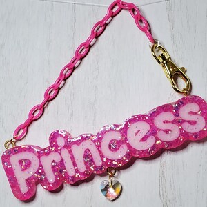 Princess Purse Charm Keychain