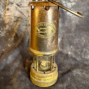 Antique Welsh Miners Lamp - Etsy