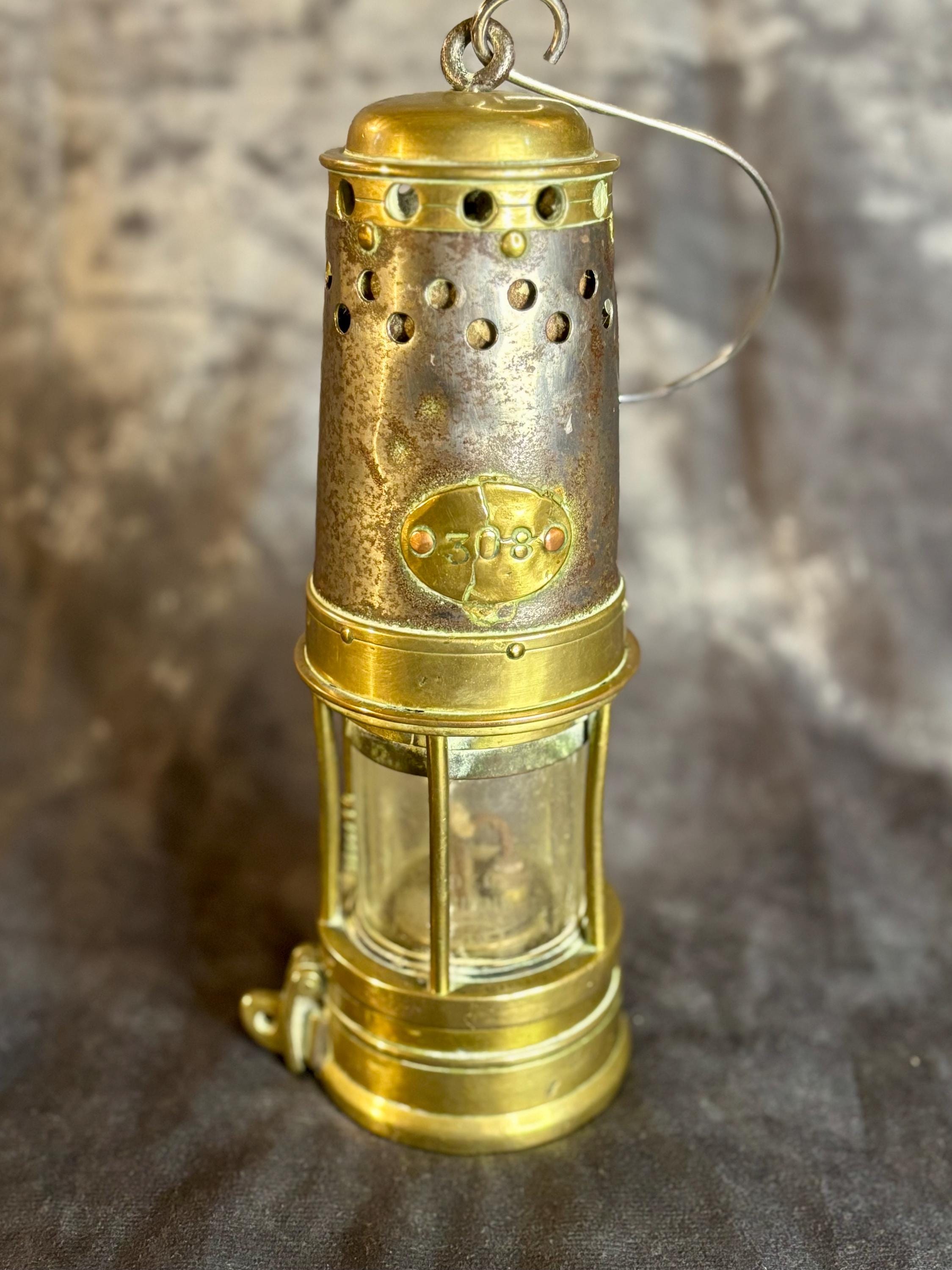 Antique Welsh Miners Lamp - Etsy Canada