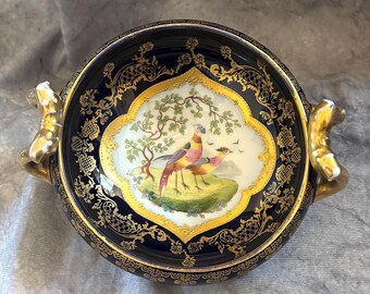 Vintage Royal Kohl China Centerpiece Console Bowl - Etsy