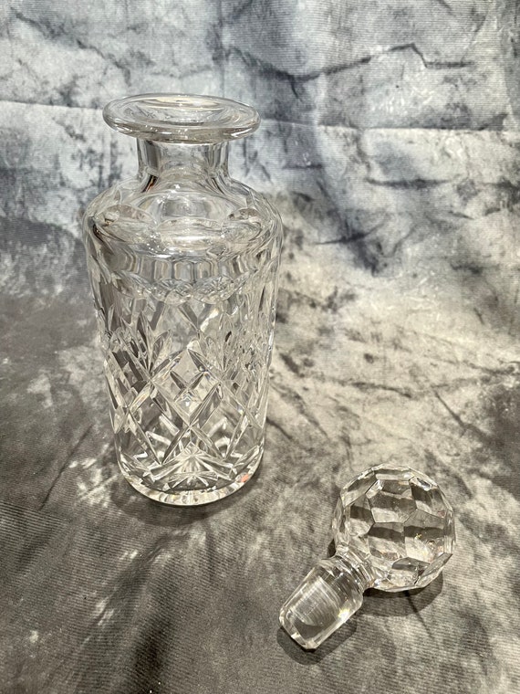 Viktorianische Glaskaraffe - Whisky, Wein, Spirituosen, Cognac Krug - Kristallglas