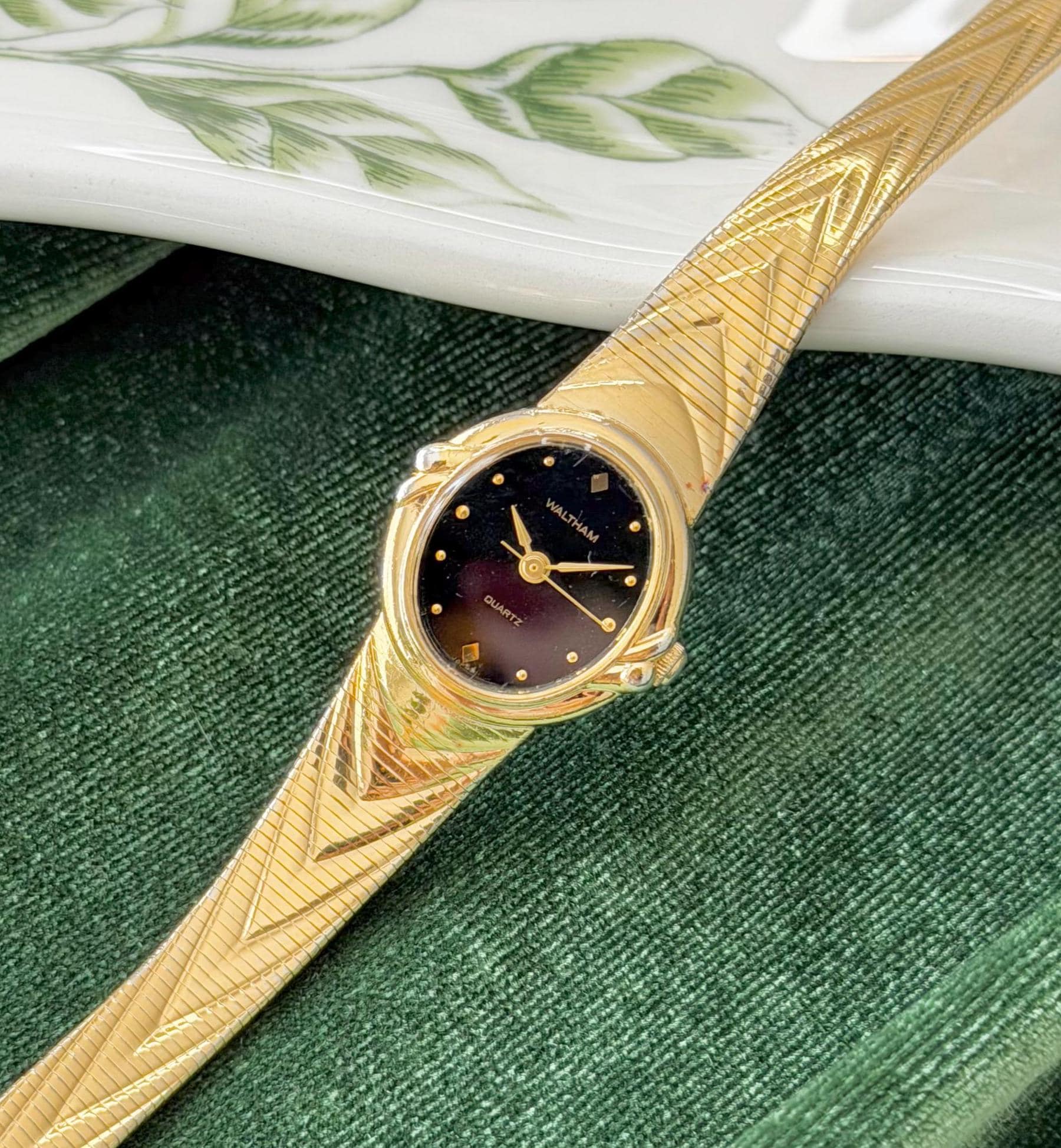 Waltham gold watch - Etsy 日本