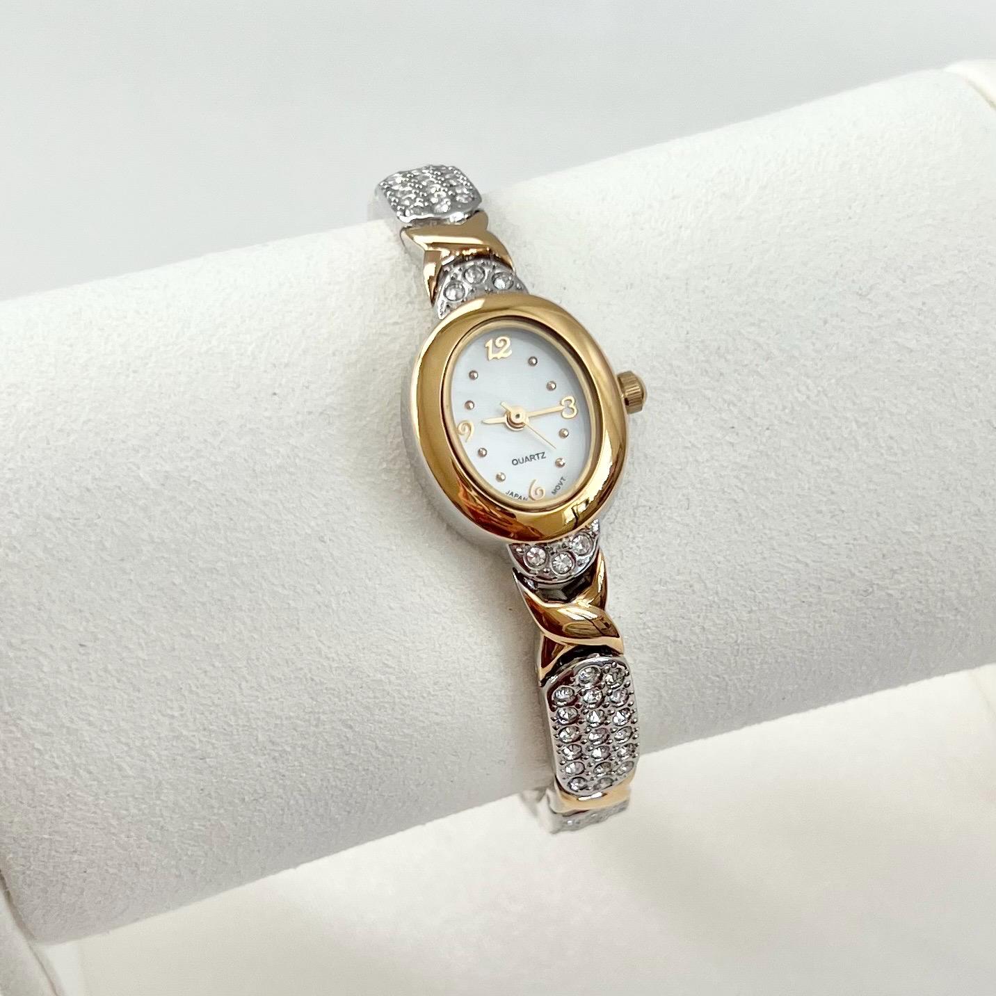 Vintage Park Lane Mother Of Pearl Women\'s Two Tone Silver Gold Dress Watch Park Lane Wristwatches for sale - eBay main image 3