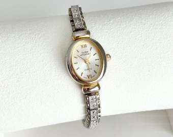 Peugeot Watch Women 22mm Silver Gold Two Tone Twisted Cable  display picture 1