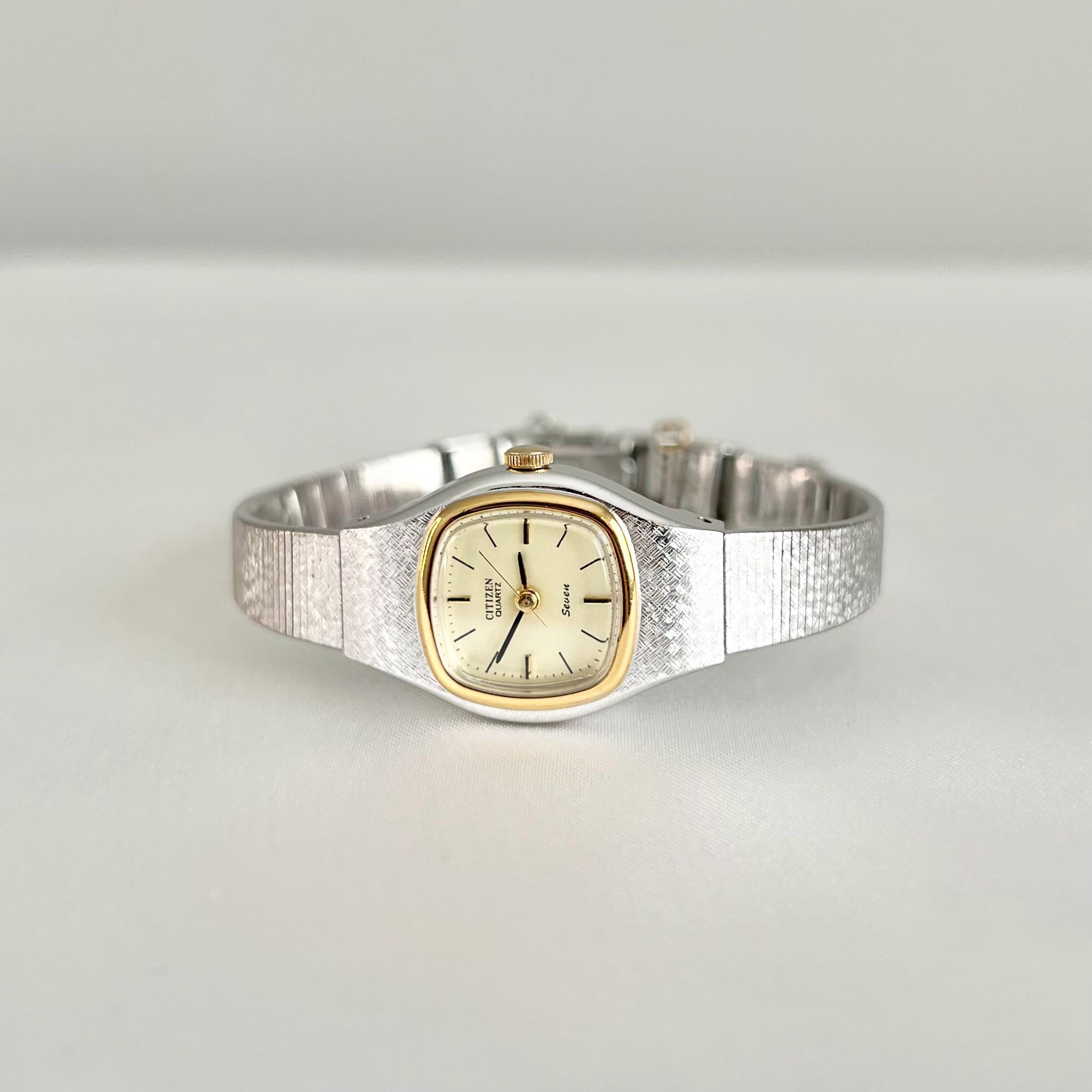 Citizen Ladies Watch Very Rare Vintage Two-Tone Case Gray Dial Silver Bracelet Shop Citizen Watches for Men and Women | Citizen Watch  main image 4