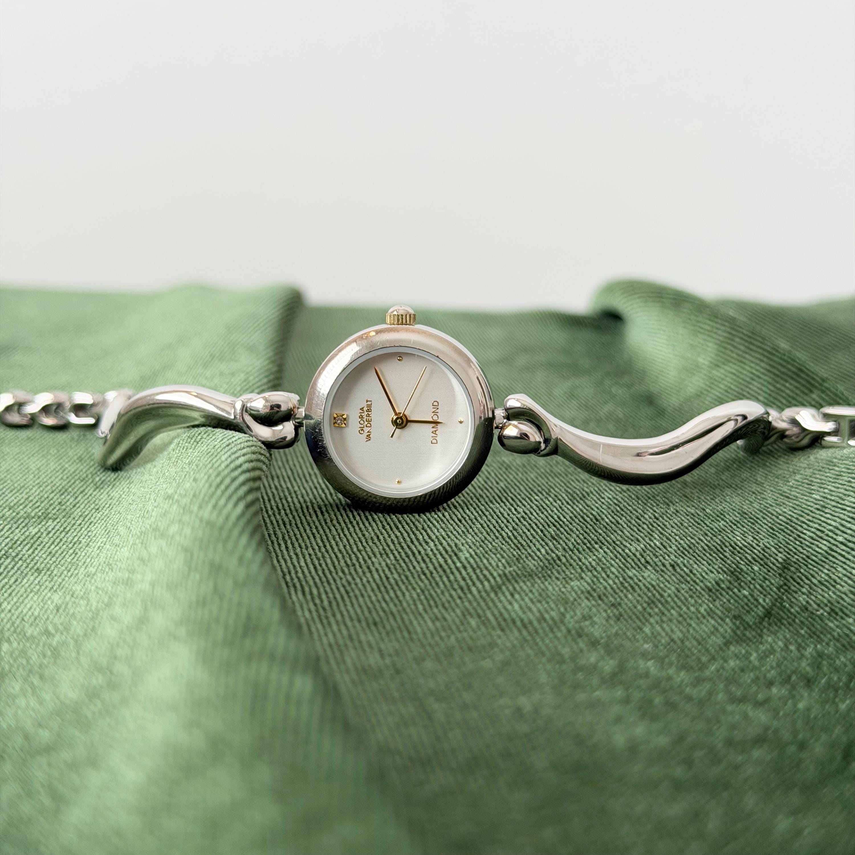 Silver Diamanté Gloria Vanderbilt Watch Gloria Vanderbilt Diamond Watch - Etsy main image 4