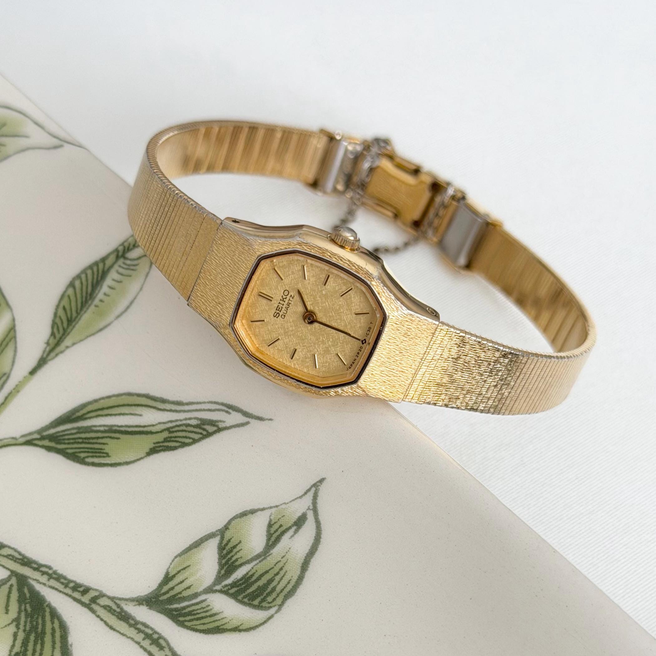 Seiko vintage watch women gold - Etsy 日本