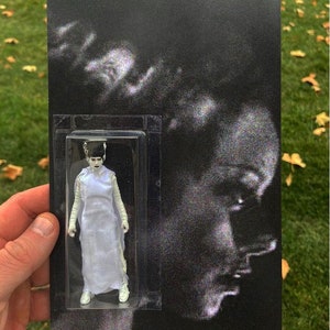 Custom, Hand Made, Hand Painted, 3.75 inch Bride of Frankenstein Figure
