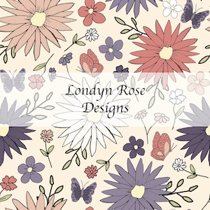 Floral seamless pattern, seamless file, floral seamless