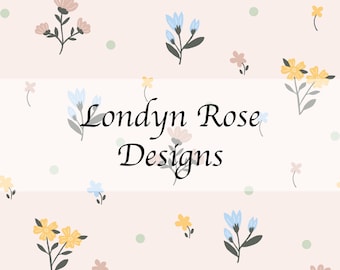 Patrón floral sin costuras, floral, descarga instantánea, floral de primavera, patrón floral de primavera sin costuras