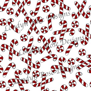 candy cane seamless pattern, christmas seamless pattern