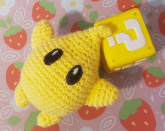 CROCHET PATTERN - Luma Super Mario Galaxy - Digital PDF for Amigurumi Plush - Super Mario Movie