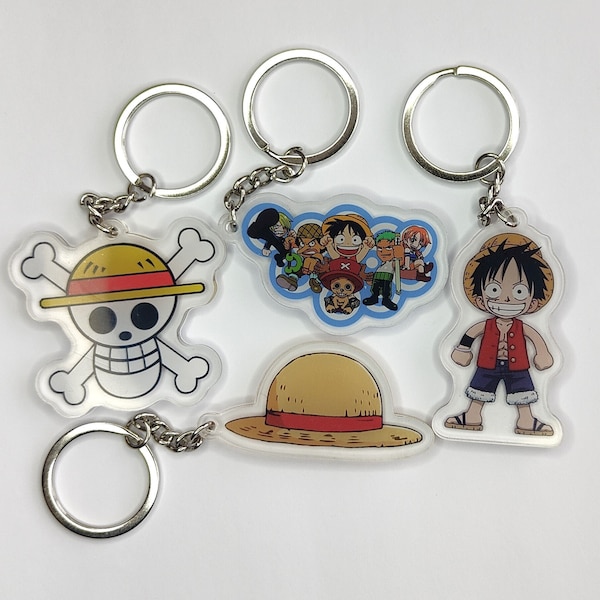 One Piece Acrylic Keyring