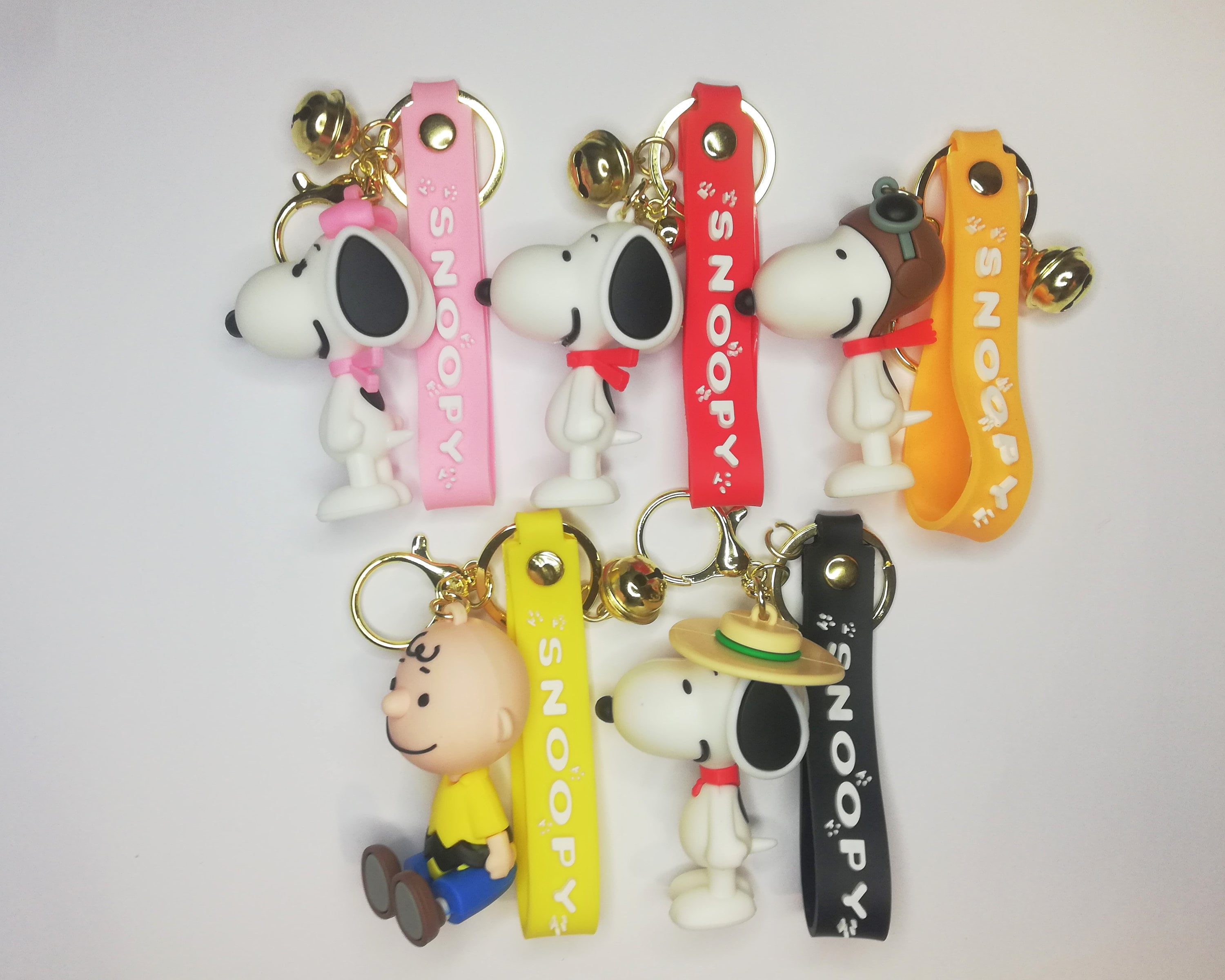 Snoopy and His Friends Keychain With Charms Woodstock Key Ring-belle With  Best Friend Key Chain Be Mine Key Chain 
