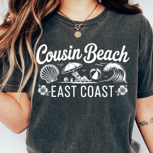 Cousins Beach T-Shirt TSITP Shirt The Summer I Turned Pretty Shirt Team Conrad Team Belly Team Jeremiah East Coast Beach Shirt Summer Shirt