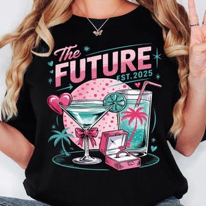 Custom Future Mrs. Shirt, Personalized Bride To Be Comfort Colors® Tee, Newly Engaged Gift for Fiancee Shirt, In My Engaged Era Shirt