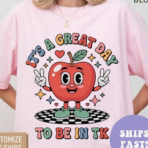 TK Teacher Shirt, Pre Kindergarten Teacher T-shirt, Gift for TK Teacher, Back to School Shirt, Matching Group First Day of School Tees