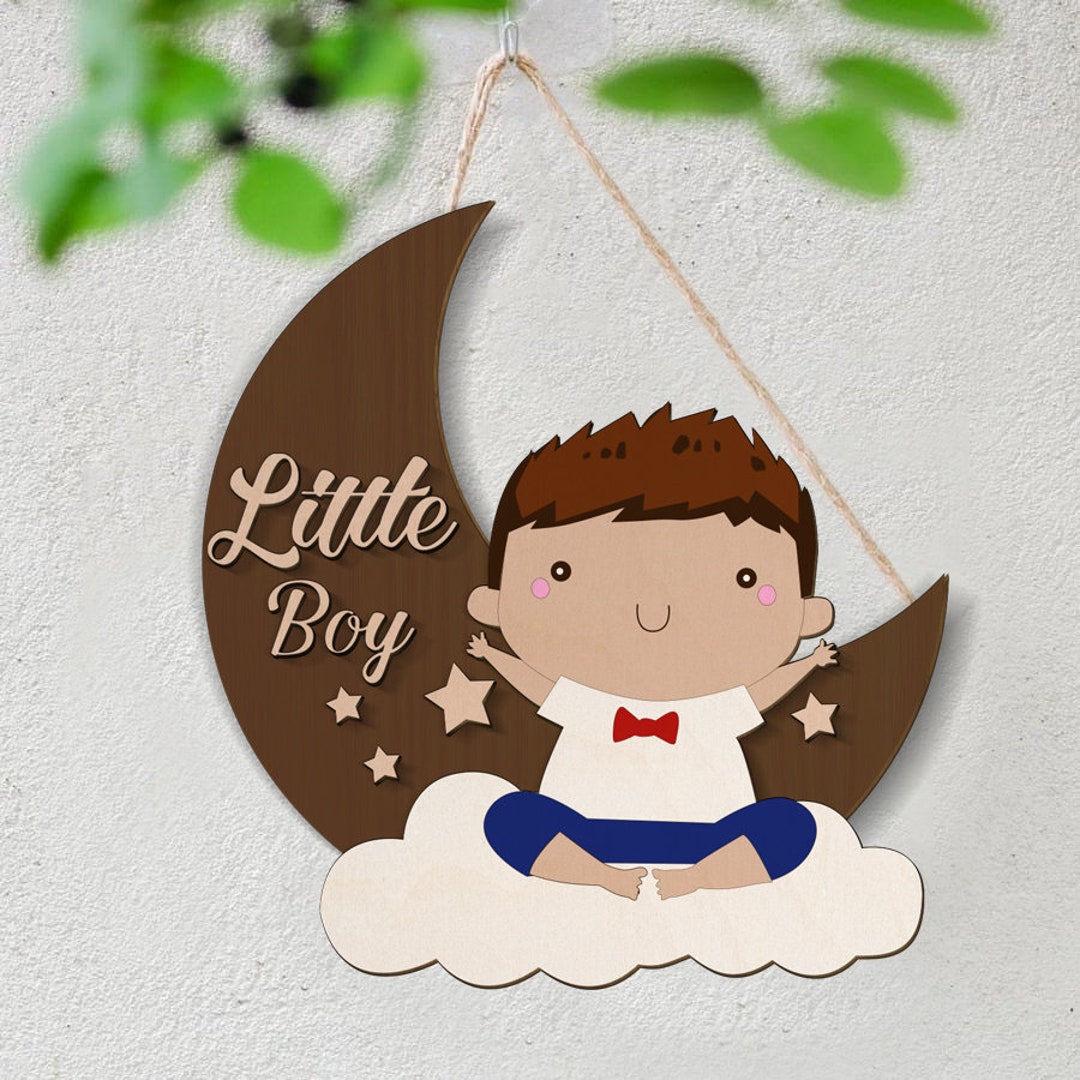 Little Boy Decor, Kids Bedroom Wall Decor, Baby Shower Gift