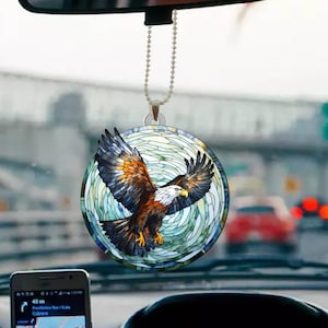 Cute Car Freshener Eagle Car Accessories for Rear View Mirror