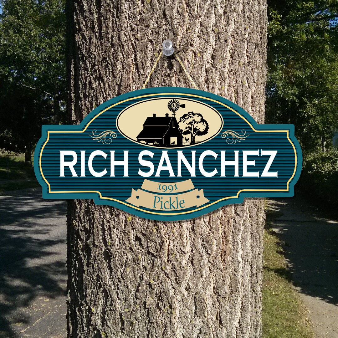 Personalized Wooden Farmhouse Sign, Wedding Gift Wooden Farmhouse Wall