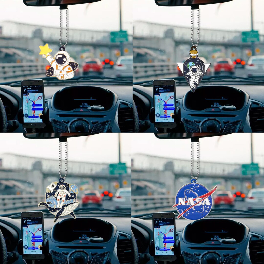 Space Astronaut Rearview Mirror Hanging Accessory Hanging Car Ornament Interior Car Accessories Top Gift Suggestion Etsy
