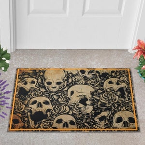 Satanic Decor Halloween Decor Witch Decor Doormat College Dorm
