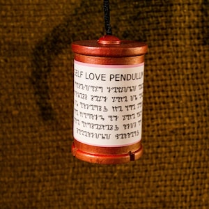Metutele Style (Hebrew) Pendulum for Self Love, Self Esteem, Self Confidence, and Self Respect