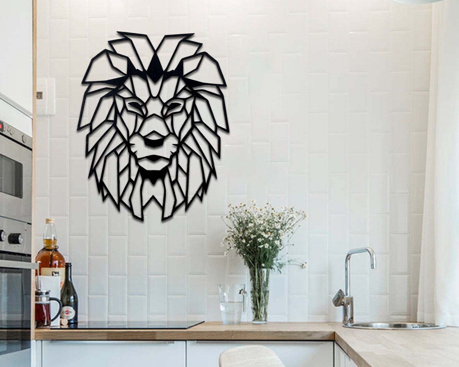 Lion Head Metal Wall Art Lion Wall Decor Lion Wall Art Etsy