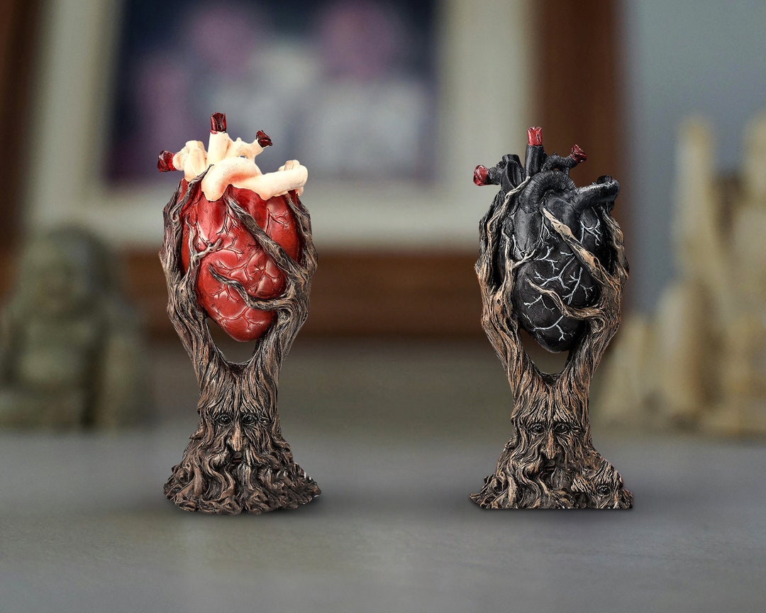 Tree Men Resin Halloween Heart Anatomy Tree Man Statue Resin Crafts Decorative ...